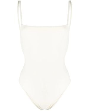 Lido Bañador Con Tirantes Finos - Blanco