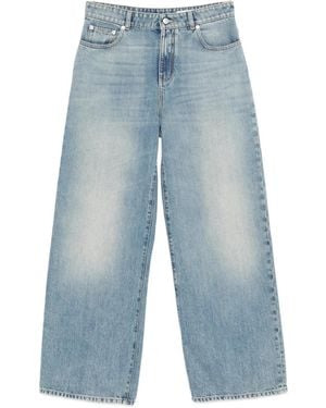 McQueen Wide-Leg Jeans - Blue