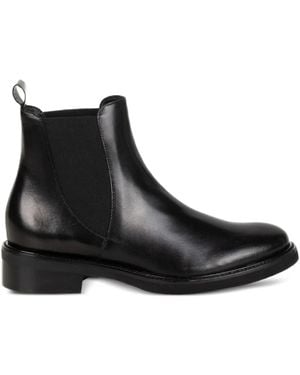 Luca Grossi Leather Chelsea Boots - Black