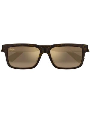 Maui Jim Occhiali Da Sole Hiapo Squadrati - Marrone