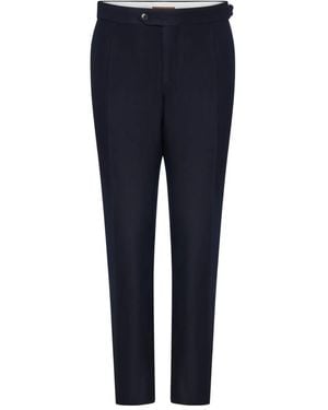 Franzese Collection Double-waistband dart trousers - Blau