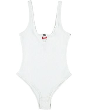 DIESEL Maura Rib Bodysuit - White