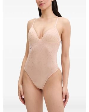 Guess Isa Padded Bodysuit - Natural