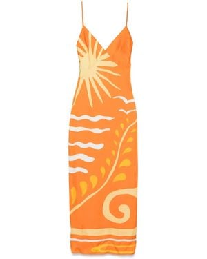 Cala De La Cruz Gil Maxi Dress - Orange