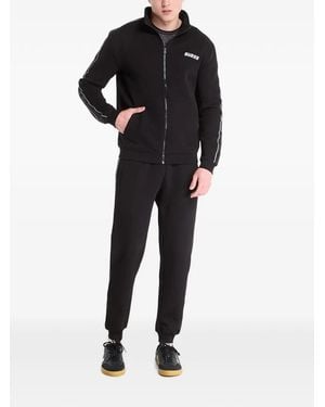 Guess Sweatshirt Mit Logo - Schwarz