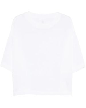 Deha Camisa Con Hombros Caídos - Blanco