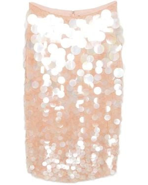retroféte Riley High-Waisted Skirt - White