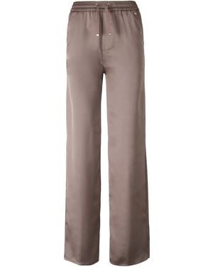 Herno Satin Trousers - Brown