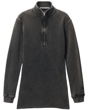 Alexander Wang Half-Zip Mini Dress - Grey