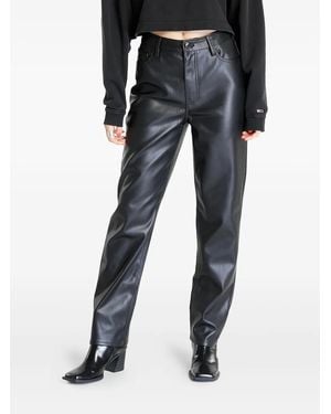 Tommy Hilfiger Julie Pleather Pants - Black
