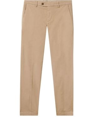Brooks Brothers Cotton Trousers - Natural