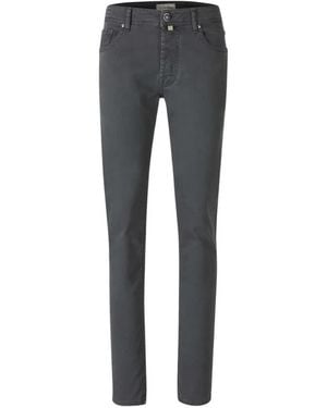 Jacob Cohen Vaqueros Slim Con Parche Del Logo - Azul