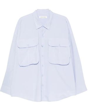 sunflower Flap-Pocket Shirt - White