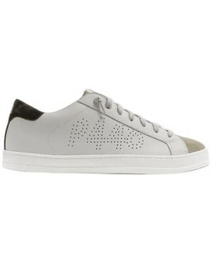 P448 John Perforated Sneakers - White