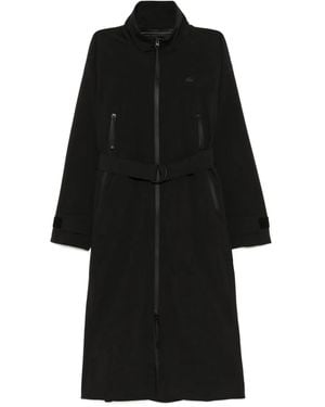 Lacoste Parka Oversize Impermeabile - Nero