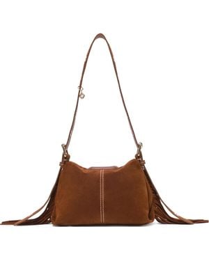 Maje Bolso De Hombro Miss M Mini - Marrón