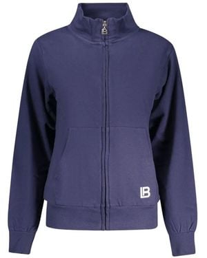 Laura Biagiotti Logo-Patch Zip-Up Sweatshirt - Blue