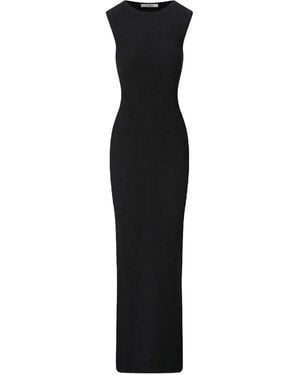 Aether Tiaki Maxi-Jurk Met Vlakken - Zwart