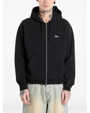 Dime Logo Zip Hoodie - Black