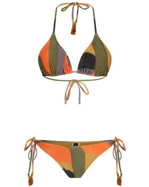Lygia & Nanny Tassel Tie Swimsuit - White