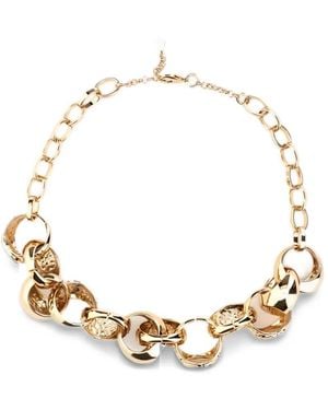Moi Meme Milano Chevalier Chunky-Link Chain Necklace - Metallic