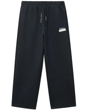 Off-White c/o Virgil Abloh Pantalon De Jogging À Imprimé Arrow - Bleu