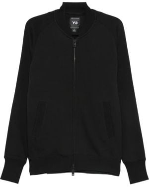 Y-3 Logo Cotton Sweatshirt - Black