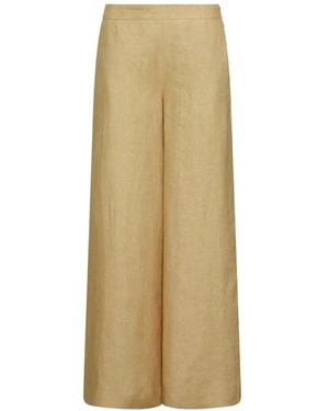 Marella Linen Pants - Natural