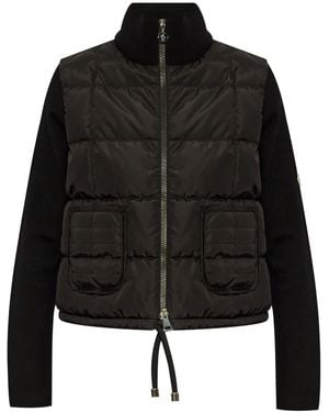 Moncler Logo-Appliqué Padded Jacket - Black