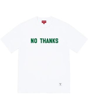 Supreme No Thanks T-Shirt - Weiß