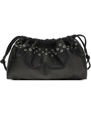 Pierre Hardy Pochette Double Clutch À Œillets - Black