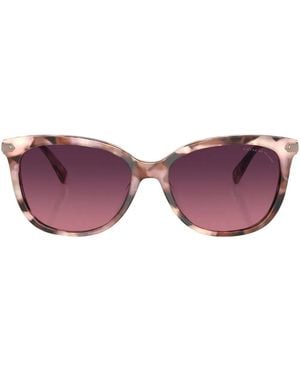 COACH Tortoiseshell-Effect Sunglasses - Purple