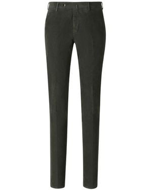 PT Torino Corduroy Slim-Fit Pants - Black