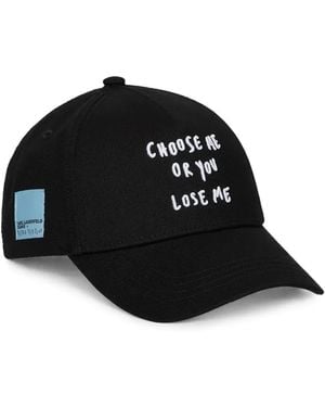 KARL LAGERFELD X Pietro Terzini Cap - Black