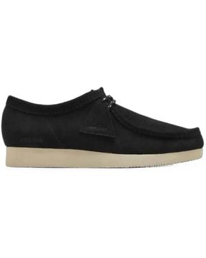 Clarks Wallabee Lite Boots - Black