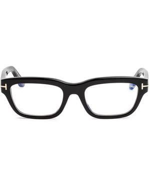 Tom Ford Rectangular-Frame Glasses - Black