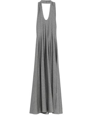 KHAITE Melina Midi Dress - Gray