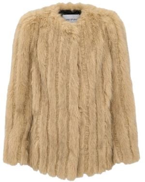 Stand Studio Chaqueta Sawyer De Pelo Sintético - Neutro