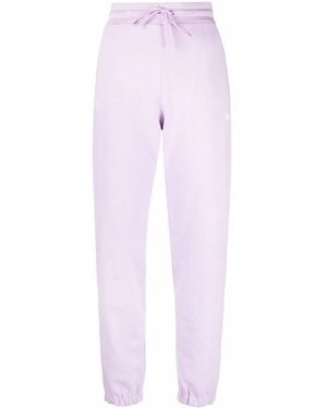MSGM Logo-Print Track Pants - Pink