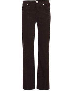 7 For All Mankind ツイスト コーデュロイジーンズ - ブラック