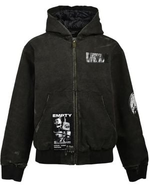 Enfants Riches Deprimes Veste Imprimée À Capuche - Black