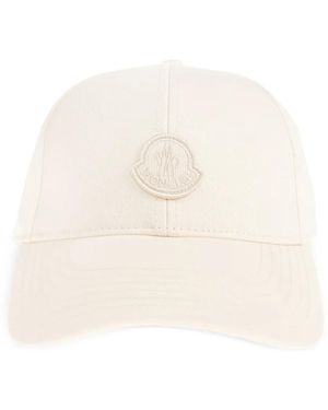 Moncler Mütze Mit Logo-Patch - Natur
