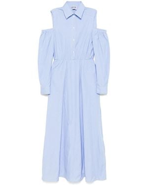Moschino ストライプ ドレス - ブルー