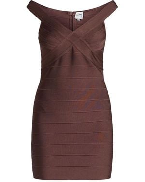 Hervé Léger Rachel Dress - パープル