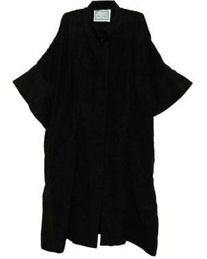 By Walid Backed Lace Leila Coat - Black