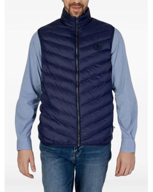 U.S. POLO ASSN. Quilted Puffer Gilet - Blue