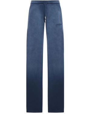Off-White c/o Virgil Abloh Straight-leg Trousers - ブルー