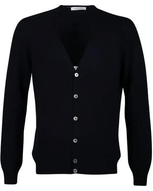 Gran Sasso V-Neck Cardigan - Blue