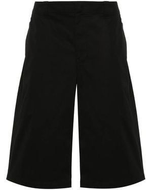 Lemaire Twill-Weave Bermuda Shorts - Black
