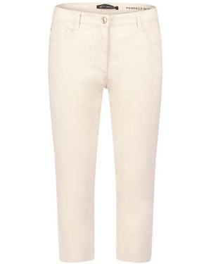 Betty Barclay Pantalon Slim Crop - Natural